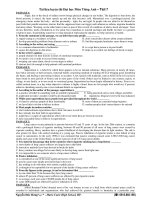 Tµi liÖu luyÖn thi §¹i häc M«n TiÕng Anh – Test 7 ppt