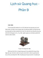Lịch sử Quang học Phần 9 doc