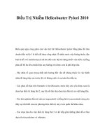 Điều Trị Nhiễm Helicobacter Pylori 2010 doc