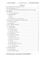 đồ án tốt nghiệp xây dựng tòa nhà vietcombank tower hà nội