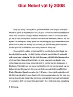 Giải Nobel vật lý 2008 doc