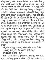 TƯ DUY PHƯƠNG ĐÔNG NHÌN DƯỚI ÁNH SÁNG HỌC THUYẾT EINSTEIN Tác giả: Nguyễn Huệ Chi Phần 9 ppsx