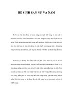 HỆ SINH SẢN NỮ VÀ NAM pot