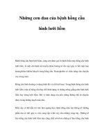 Những cơn đau của bệnh hồng cầu hình lưỡi liềm doc