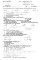 Kiểm tra chất lượng học kỳ 2 Môn thi: Vật lí potx