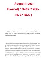 Augustin Jean Fresnel( 10/05/178814/7/1827) pptx