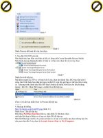 Giáo trình tổng hợp những bộ phần mềm giúp bảo mật Window Xp an toàn và hiệu quả phần 3 pps