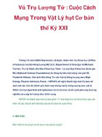 Vũ Trụ Lượng Tử : Cuộc Cách Mạng Trong Vật Lý hạt Cơ bản thế Kỷ XXI pptx