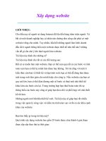 Thủ thuật sử dụng máy tính: Xây dựng website doc
