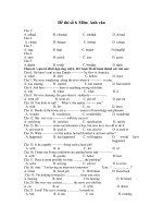 Đề thi số 6 Môn: Anh văn pdf