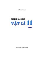 Thiết kế bài giảng vật lý 11 tập 2 part 1 ppsx