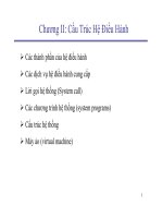 GIÁO TRÌNH HỆ ĐIỀU HÀNH_CHƯƠNG 2 doc
