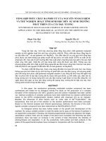 Báo cáo nghiên cứu khoa học: 