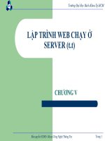 BÀI GIẢNG LẬP TRÌNH MẠNG_CHƯƠNG 5B docx
