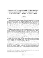 Động lực học chất lỏng tính toán - Chương 9 docx