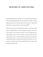 BỆNH PHỔI TẮC NGHẼN MÃN TINH docx