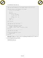 Giáo trình phân tích ứng dụng những kỹ năng để xử lý lỗi bằng lệnh On error goto p2 pptx