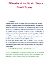 Giảng dạy và học tập với công cụ Bản đồ Tư duy pptx