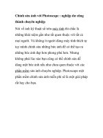 Chỉnh sửa ảnh với Photoscape : nghiệp dư cũng thành chuyên nghiệp ppt