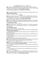 ĐỀ THI THỬ MÔN VẬT LÝ - ĐỀ SỐ 1 doc