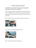 Hướng dẫn cách lắp ống hàn nhiệt PPR ppt