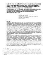 Báo cáo nghiên cứu khoa học: 