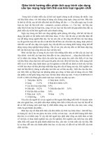 Giáo trình hướng dẫn phân tích quy trình vận dụng cấu tạo mạng hợp tinh thể của kim loại nguyên chất p1 potx