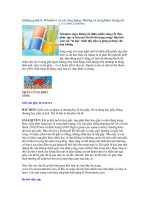 Quẳng gánh lo Windows và các ứng dụng: Không có gì nghiêm trọng cả! ppt