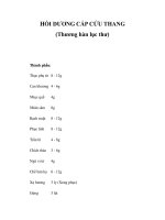 HỒI DƯƠNG CẤP CỨU THANG (Thương hàn lục thư) pot