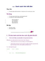 Cấu trúc dữ liệu và giải thuật I - Bài 8 ppsx