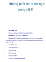 Những phát minh bất ngờ trong vật lí ppsx