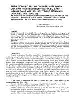 Báo cáo nghiên cứu khoa học: 