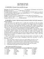 ĐỀ THI HKI NĂM 2011 MÔN: ANH VĂN – ĐỀ 3 potx