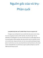 Nguồn gốc của vũ trụPhần cuối pps