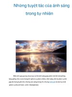 Những tuyệt tác của ánh sáng trong tự nhiên pps