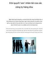 9 bí quyết ''''săn'''' nhân tài của các công ty hàng đầu pps