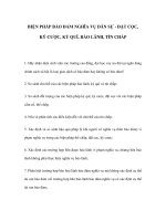 BIỆN PHÁP BẢO ĐẢM NGHĨA VỤ DÂN SỰ - ĐẶT CỌC, KÝ CƯỢC, KÝ QUĨ, BẢO LÃNH, TÍN CHẤP pps