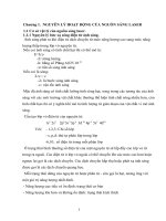 Bài giảng: Kỹ thuật laser trong chế tạo cơ khí - chương 1 ppsx