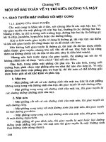 Hình học họa hình - Phần 1 Phương pháp hình chiếu thẳng góc - Chương 7 pps