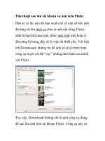 Thủ thuật sao lưu tài khoản và ảnh trên Flickr pot