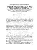 Báo cáo nghiên cứu khoa học: 