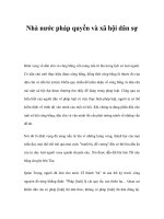 Nhà nước pháp quyền và xã hội dân sự pps