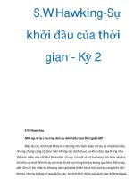 S.W.Hawking-Sự khởi đầu của thời gian - Kỳ 2 pps