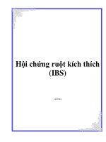 Hội chứng ruột kích thích (IBS) doc