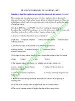 ĐỀ LUYỆN THI ĐẠI HỌC VÀ CAO ĐẲNG – ĐỀ 1 potx