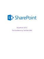 SharePoint 2013: The Excellence by TechNet