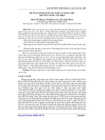 Báo cáo nghiên cứu khoa học: 