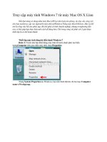 Truy cập máy tính Windows 7 từ máy Mac OS X Lion doc