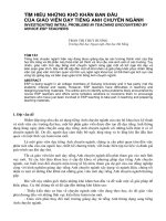 Báo cáo nghiên cứu khoa học: 