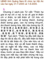 TƯ DUY PHƯƠNG ĐÔNG NHÌN DƯỚI ÁNH SÁNG HỌC THUYẾT EINSTEIN Tác giả: Nguyễn Huệ Chi Phần 7 doc